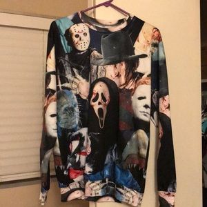 Horror Movie Crew Neck Sweatshirt